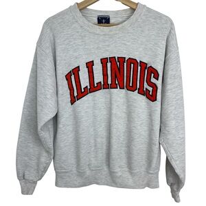 Illinois Fighting Illini Vintage Oarsman 913 Athletic Crew Neck Sweatshirt Sz M